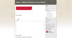 Desktop Screenshot of lisacafiero.com