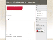 Tablet Screenshot of lisacafiero.com